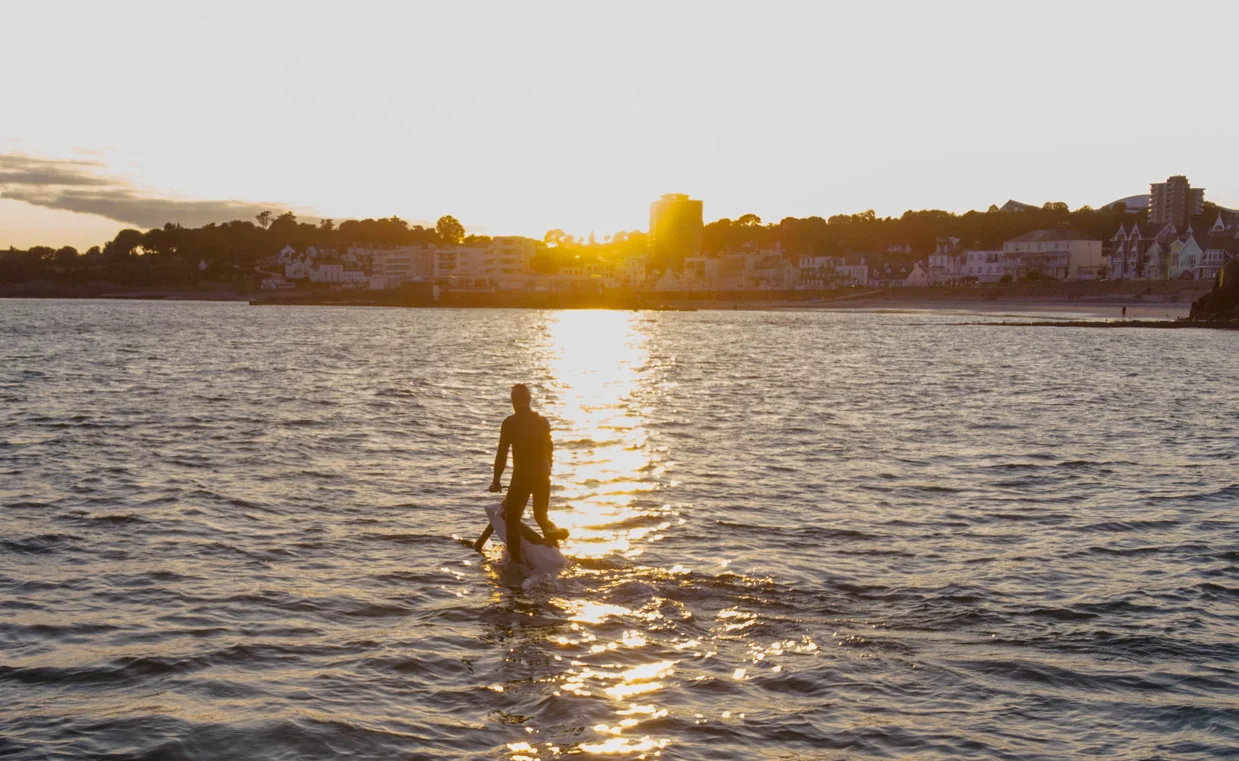 Golden hour on the water