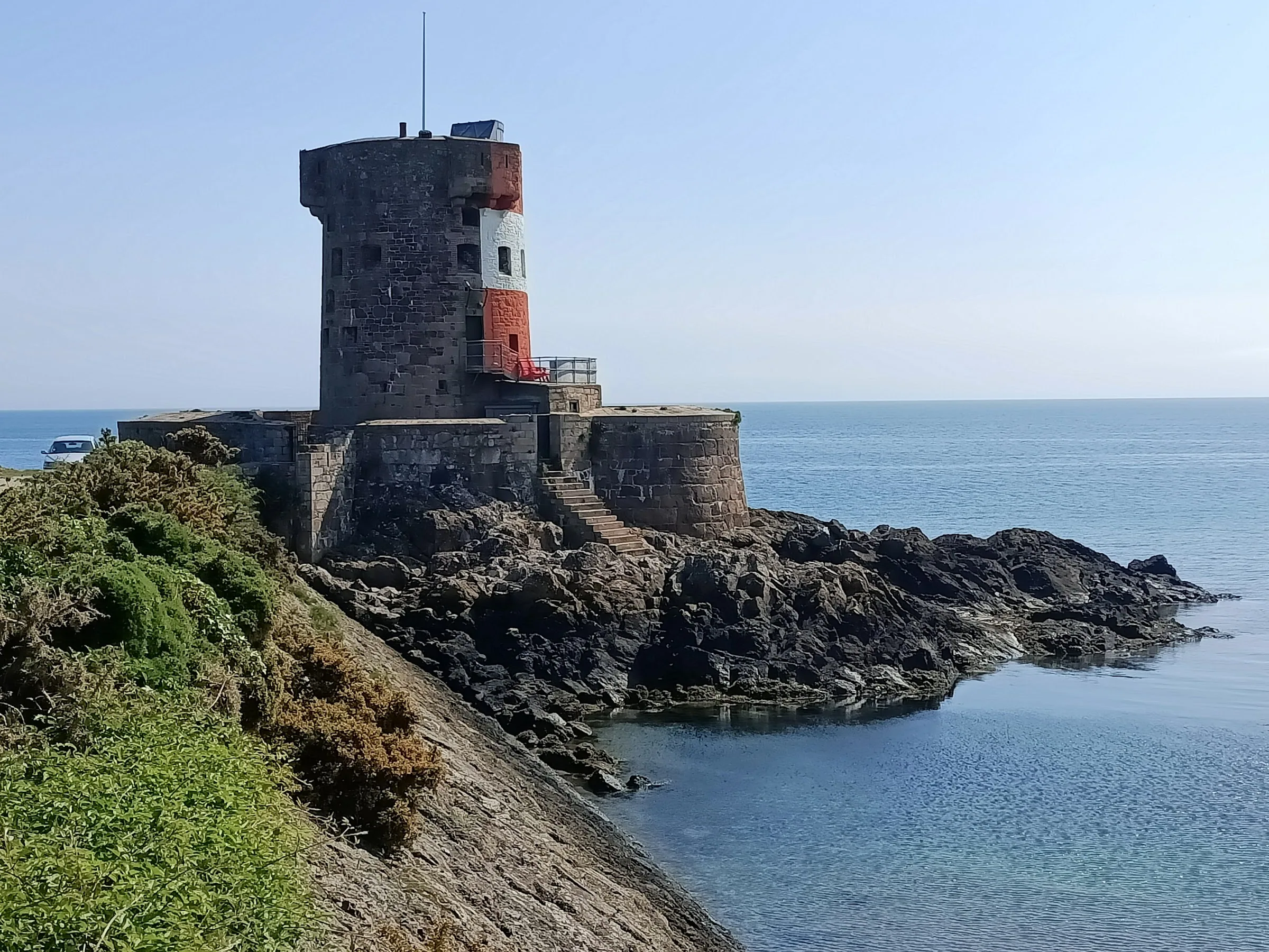 Quiet swim at Archirondel Bay — Jersey