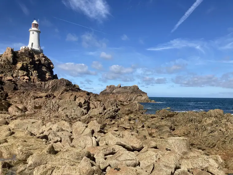 Sunset at La Corbière lighthouse - Jersey
