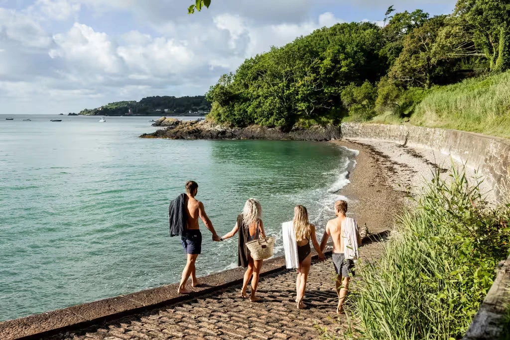 Quiet swim at Archirondel Bay — Jersey