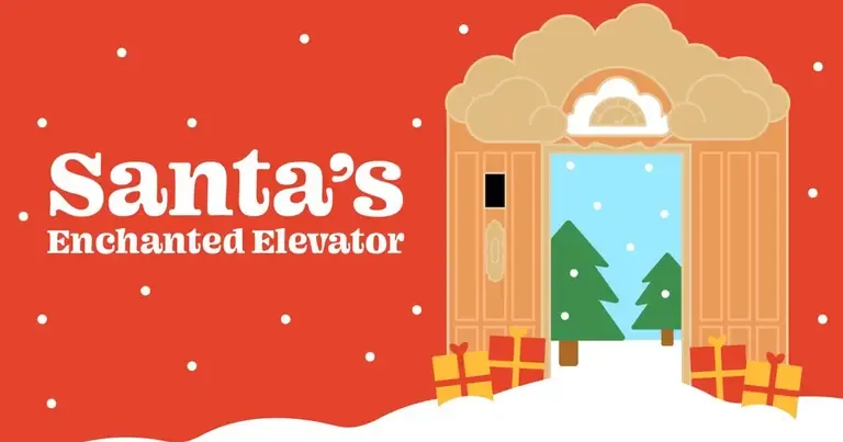 Santa's Enchanted Elevator at Jersey Zoo